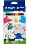 Jumbo Jumbo Ergonomic Triangular Coloured Pencils 12 Colour + Jumbo Sharpener In A Cardboard Box