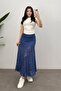 Women's A-Line Half Lining Detailed Lace Maxi Skirt - 5