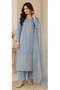 Celeste Mist Sky Blue Embroidered Festive Pret – 3PC Set