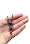 Certified Amethyst Tiger Eye Lapis Aventurine Jasper Agate Aquamarine 7 Chakra Pendant - 5