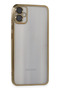 Ilkeshop New Galaxy A05 Case with Lens Silicone (222145) - Gold