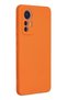 Ilkeshop New Mi 12 Lite Case Nano Inner Velvet Silicone (230229) - Orange - 2