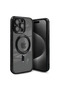Ilkeshop New iPhone 15 Pro Case Kross Magneticsafe Cover (132627) - Black