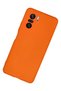 Ilkeshop New Poco F3 Case Nano Inside Velvet Silicone (131240) - Orange - 3