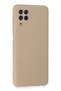 Ilkeshop New Galaxy A22 Case Nano Inside Velvet Silicone (143837) - Powder - 2