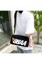 حقيبة كتف محمولة باليد مع طباعة حروف - 2