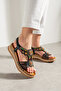 2066 Women's Stoned Wedge Sole Daily Comfort Sandals