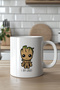 كوب سيراميك أبيض بتصميم I Am Groot سعة 330 مل مطبوع - 2