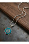 Moon Star Minimalist Style Stainless Steel Men's Necklace
