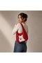 Red Color Glasses and Dog Pattern Functional Design Shoulder Bag for Daily Travel Use - 2