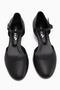 Elize Genuine Leather Black Closed-Front Women's Heeled Shoes - 4
