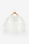 Ecru Butterfly Winged Baby Girl Dress - Kate - 3