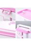 Bento Box, Portable Stackable Bento Box for Kids and Adults, Microwave Safe, Outdoor School Office Lunch Box, Durable Bento-Style Lunch Solution - Pink, Turquoise and White - 3