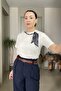Collar Chain Scarf Accessory Design T-Shirt - 4