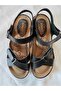 Orthopedic, Comfortable, Flexible Sandals with Three Front Straps and Velcro Fastening - 3