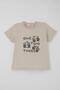 Boy's Shorts Set Monster Trucks Printed 1-4 Years, Beige - 2