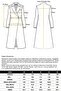 Unlined Long Trench Coat with Epaulet and Cape Detail Bej 6808 - 8