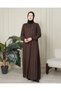 Modest Wear Mother Dress Prayer Dress Viscose Floral Full Length Dress V Robe Fish Dress Plus Size - 4
