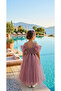 Girl's Lilac Princess Model Special Occasion Evening Dress - 3