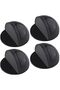 4 Pcs Floor Door Stopper, Single Hole Stainless Steel Floor Mounted Doorstop with Hardware - 6