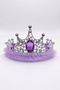 Lilac Tulle Stone Detailed Girl's Crown