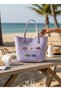 Luxury Pp Silicone Sticker Detailed Beach Bag - 3