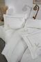 Harvest Cotton Satin Embroidered 6 Piece Duvet Cover Set Cream - 8