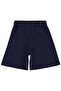 Self-Patterned Capri for 2-5 Years - Navy Blue - 2