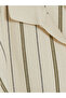 Brown Polo Collar Short Sleeve Striped Boys' T-Shirt - 4