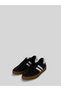 Kelva Women's Soft Leather Double Striped Lace-Up Round Toe Rubber Sole White Tongue Detailed Sneaker Sports Shoes 1 cm