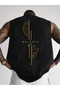 Men's oversized crew neck sleeveless t-shirt - longline