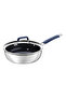 Romagna Blue 24cm Flat Pot - 2