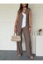 Asymmetric Vest Tensel Suit - 3