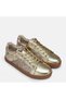 Large size women's sports shoes genuine leather 41-42-43-44-gold - 2