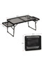 Folding Garden Table Desk Adjustable Height With Handle Lightweight and Portable Camping Outdoor Table for Picnic Table,Beach - 2