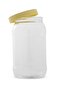 Extra Large Clear Plastic Dry Fruits Storage Kitchen Container Jar (4000ml) - 2