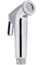 Chrome Shattaf Set- GSW61106 | Soft Spray, Non-Stop Water Jet | High-Quality ABS Material And Chrome | Silver