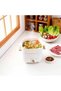 Electric Cooker Multi-Pot, 2.5L Capacity, 1000W Power, 410 Stainless Steel with Non-Stick Coating, Heat-Resistant Glass Lid & Shell, Boil Dry Protection, Multi-Functional for Steaming, Frying & Boili - 5