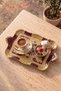 Hümay Italian Rosewood Presentation Tray, Burgundy 2 Pieces - 2