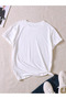 Women's Oversized T-Shirt with Overlapping Cats Print - 2