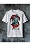 Fortune Favor Bold Printed Oversize T-Shirt