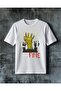 Zombies so You Fine Printed Oversize T-Shirt