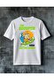 Summer Retro Surfing Ayi Printed Oversize T-Shirt