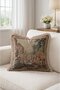 Pastoral Village Festival Tapestry Fringed Throw Pillow Cover Cream Tassels Vintage Pillowcase - 4