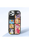 Black Silicone Case Compatible with iPhone 11 Pro with Shock-Absorbing Camera Protections