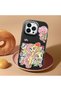 Black Silicone Case Compatible with iPhone 14 Pro with Shock-Absorbing Camera Protections - 2