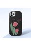 Black Silicone Case Compatible with iPhone 11 Pro Max with Shock-Absorbing Camera Protections