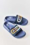 Women's colorful pool beach slippers navy blue