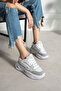 White Women's Sneaker Casual High-Style Shoes - 2