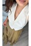 White bodycon backless vest
